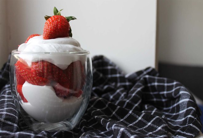 George Day Easy Dessert | Strawberry & Coconut Cream