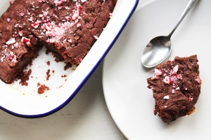 Candy Cane Brownies | Cake + Whisky
