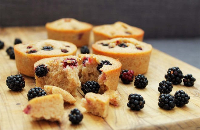 Blackberry Friands | Cake + Whisky
